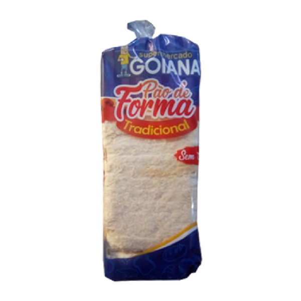 Pão de forma sem casca Padaria Goiana